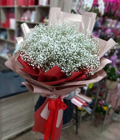 Букет цветов из: Гипсофила в Большом Селе