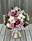 Букет цветов из: Альстромерии, Гвоздики, Розы и Хризантемы в Большом Селе