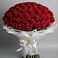 Букет 101 Красная роза Блэк Мэджик в Большом Селе