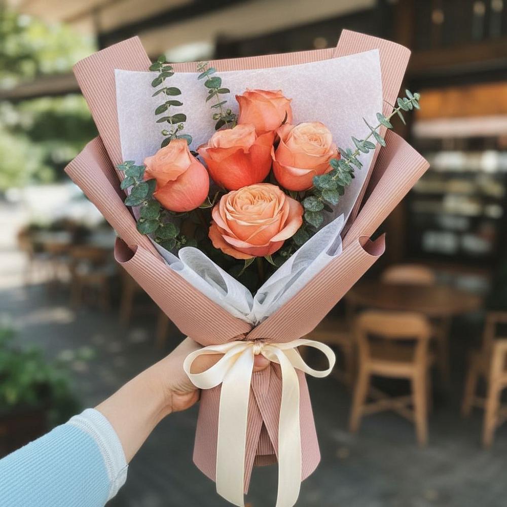 Букет цветов из: Розы в Большом Селе