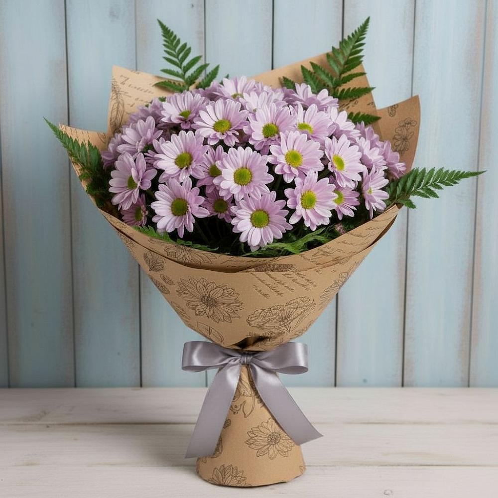Букет цветов из: Хризантемы в Большом Селе