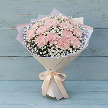 Букет цветов из:  Гвоздики в Большом Селе