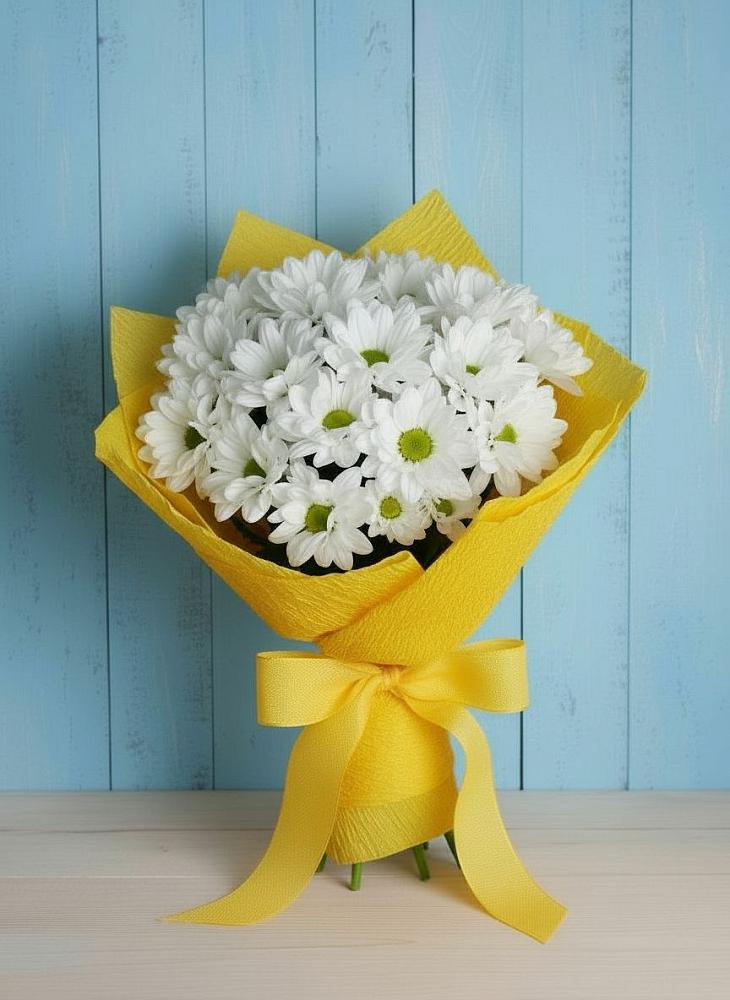 Букет цветов из: Хризантемы в Большом Селе