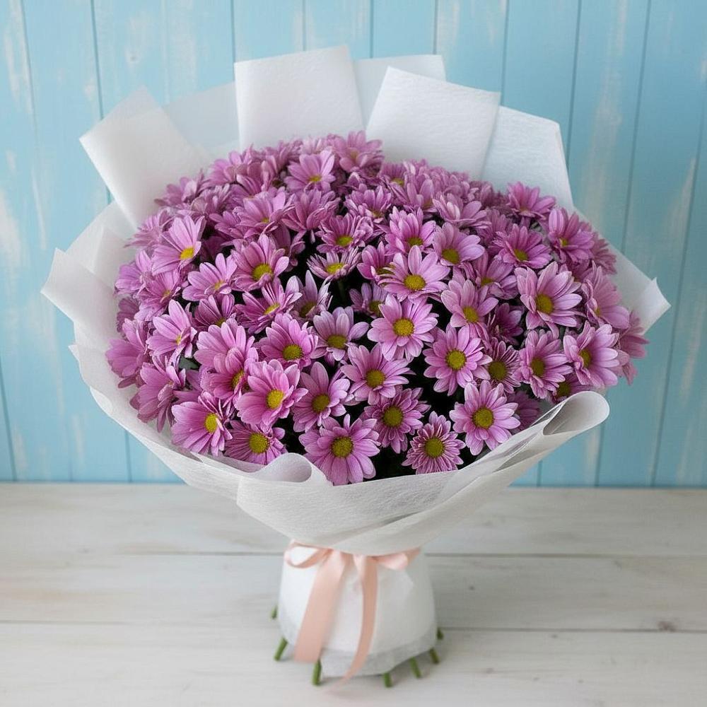 Букет цветов из: Хризантемы в Большом Селе
