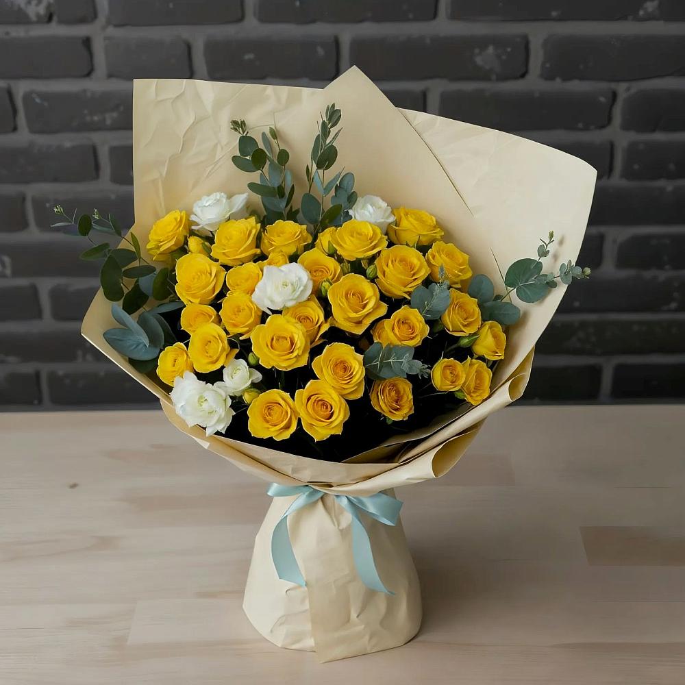 Букет цветов из: Розы в Большом Селе