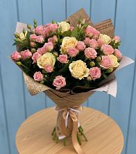 Букет цветов из:  Розы в Большом Селе