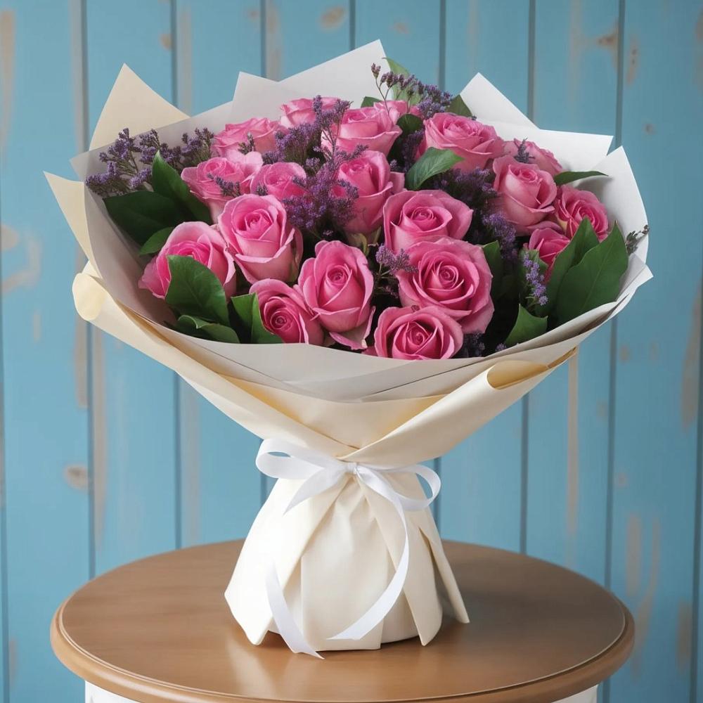 Букет цветов из: Розы в Большом Селе